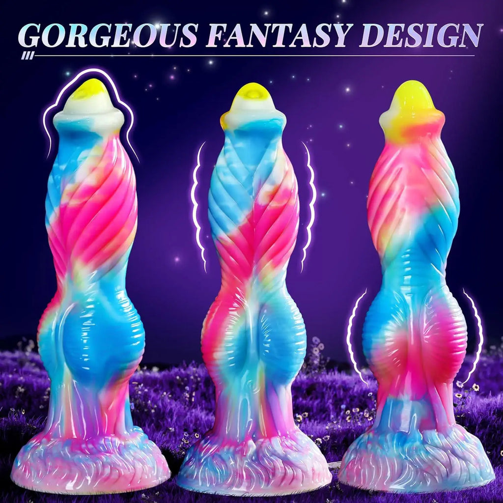 Thrusting Dragon Dildo Vibrator Sex Toys 10" 4IN1 Monster Remote Control Thick Dildo Suction Cup Dildo Anal Toys Adult Product