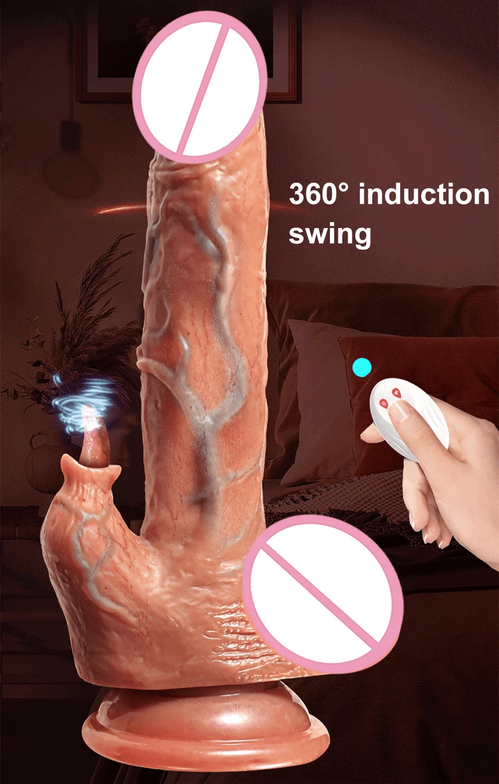Male Penis Realistic Dildo Rotating Vibrating Man Cock Thrusting Sexy Shopping Penis Vibrator Adult Erotic Sexy Toy for Women