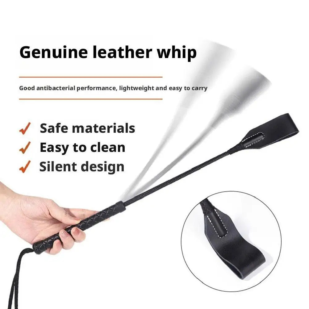 Sex Toys for Couples OLO 45CM SM Flirt Whip Bondage Leather Whips Fetish BDSM Long Horse Riding Spanking Flirt Flogger Games