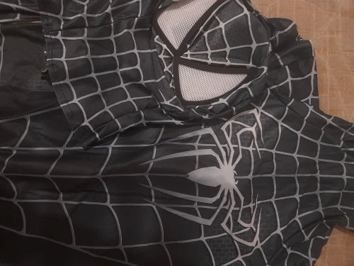 Halloween Men Spidercosplay Black Raimi Cosplay Costume Venom Symbiote Raimi Suit Zentai Bodysuit Adults