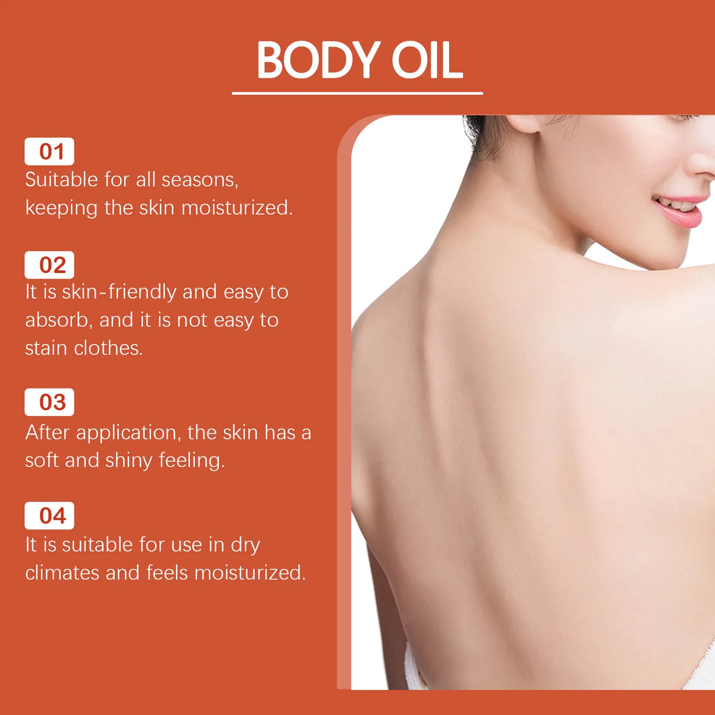 Body Firming Massage Oil Deeply Moisturizing Dry Skin Tightening Chest Thighs Smoothing Body Massage Oil Daily Skin Care