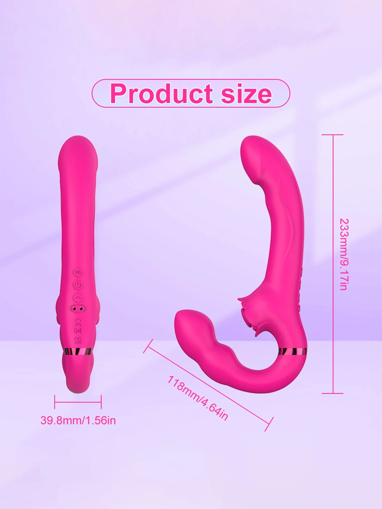 Double-headed Lesbian Vibrator Dildo Clitoris G Shop Massage Stimulator Female Masturbator Sex Toys Adult Products Fast Orgasm