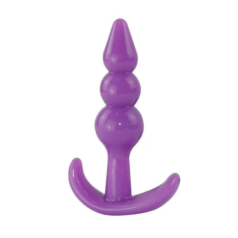 Silicone anal plug safety Dildo vibrator sex toy men and women anal massager buttocks plug intimate products adult homosexual pr
