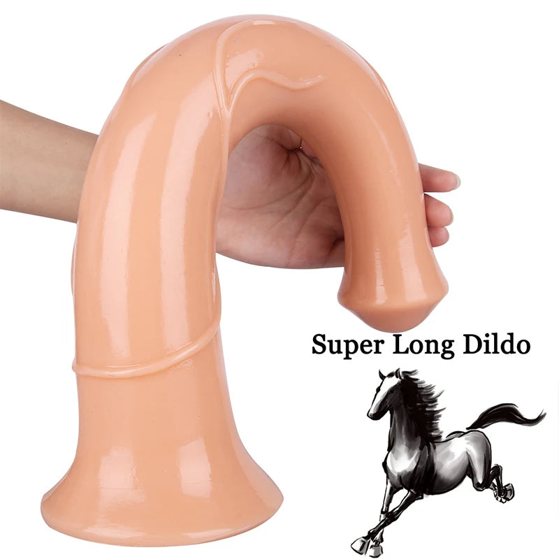 Huge Animal Dildo Horse Penis For Women Lesbian Gay Anal Expand Dildos G Spot Super Long Anal Sex Toys Female Masturbator
