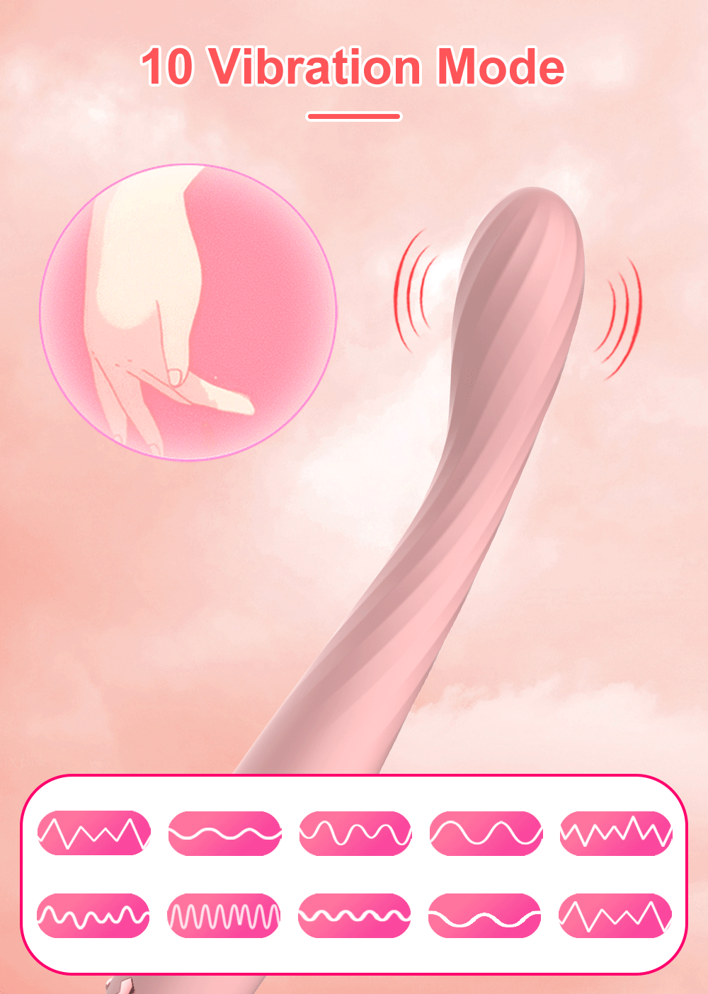 Powerful Beginner G-Spot Vibrators for Women Nipple Clitoris Stimulator Dildo Vagina Massager Sex Toys for Female Adult Orgasm