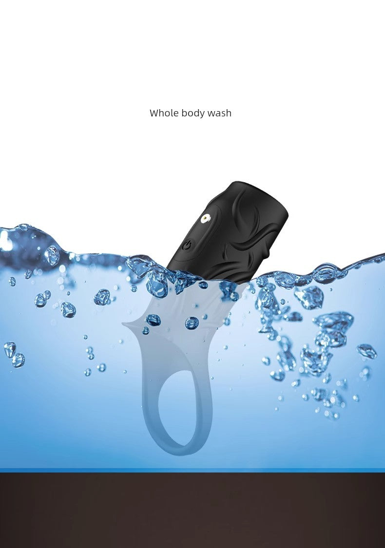 Ding Ding Set Horseshoe Ring Fun Ring Set Extended Wear Vibration Charging Electric Couple Co-Shock House Affairs Foreplay into the Body