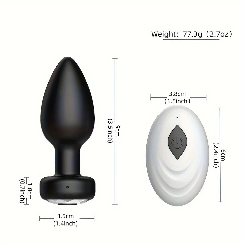 1PC Wireless Control Anal Vibrator Butt Plug Men Prostate Massager Stimulator Female Masturbator Adult Sex Toys for Women Gay