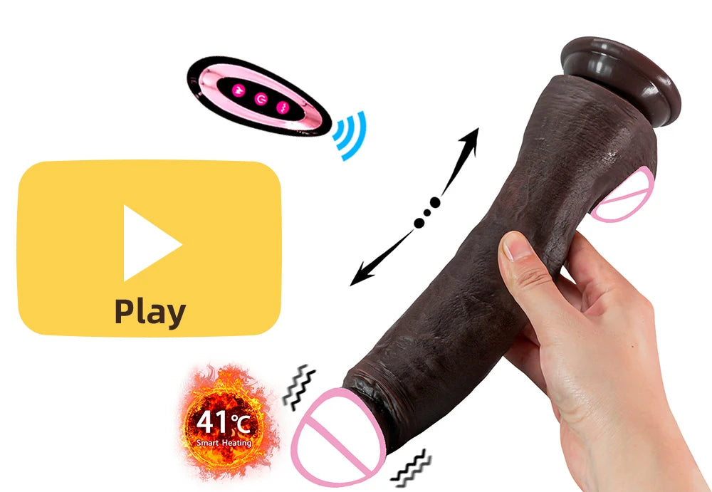 Automatic Dildo Big Penis XXL Vibration Hot Woman Sex Toys for Couple Spice 18+ Powerful Sexual Vibrators Women Sexually Strapon