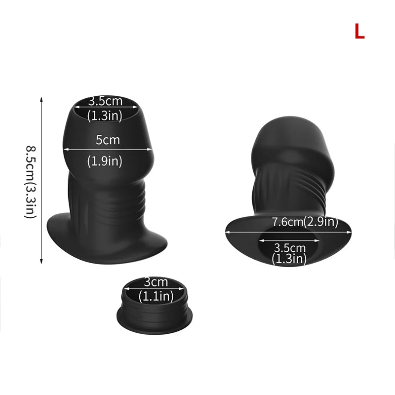 Hollow Anal Plug Butt Plug Anal Dilator Anus Expansion Prostate Massager Sex toys For Couple Vagina Anal Intimate Goods Sex Shop