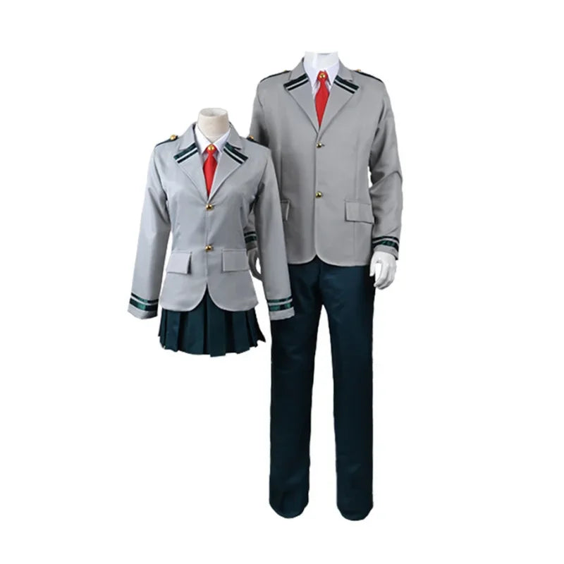 My Hero Academia Anime  Midoriya Izuku Cosplay Costume Todoroki Shoto School Uniform Set Wig Suit Unisex Halloween Role Play