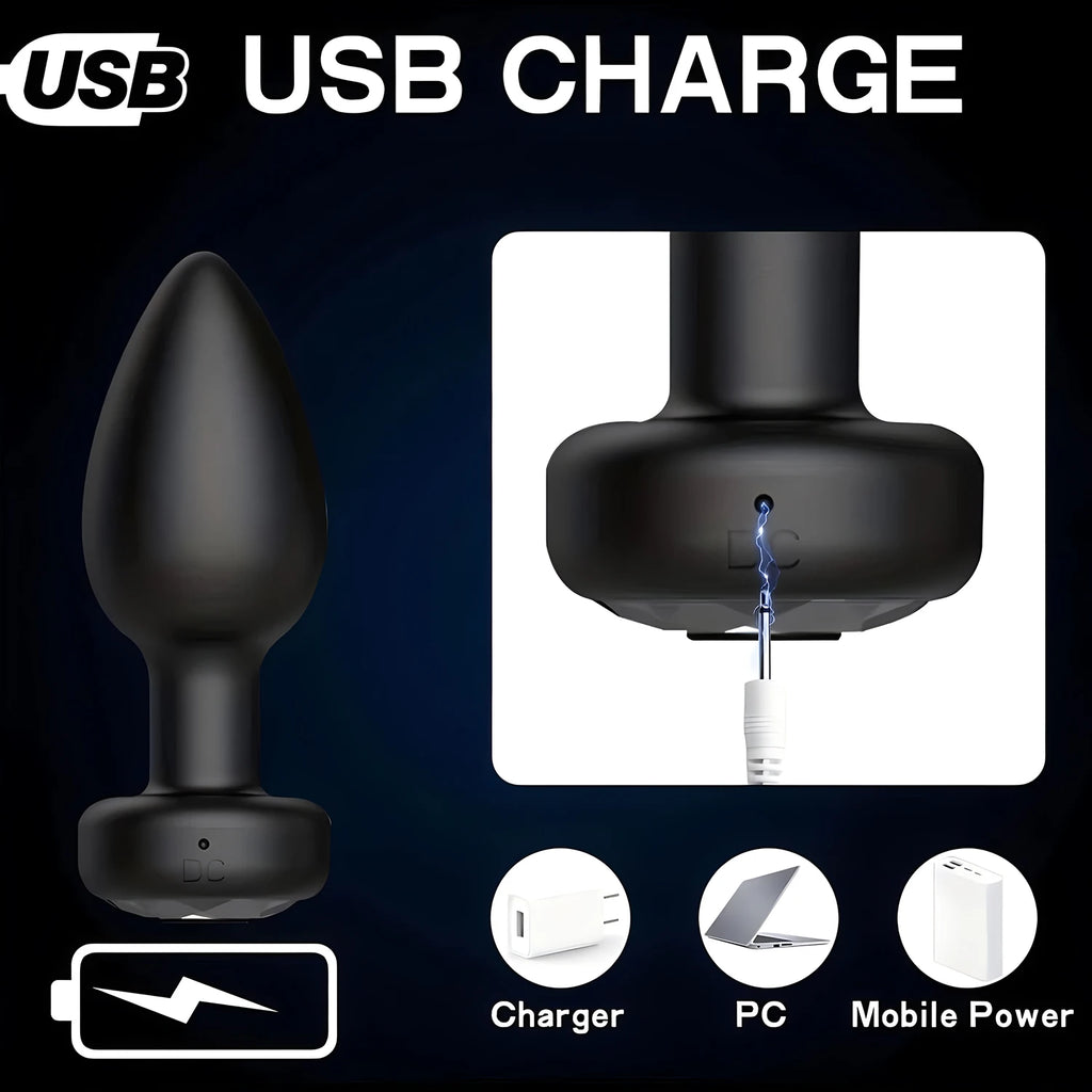 Wireless Anal Vagina Vibrator Butt Plug Men Prostate Massager Stimulator Female Masturbator Adult Sex Toys for Women Men
