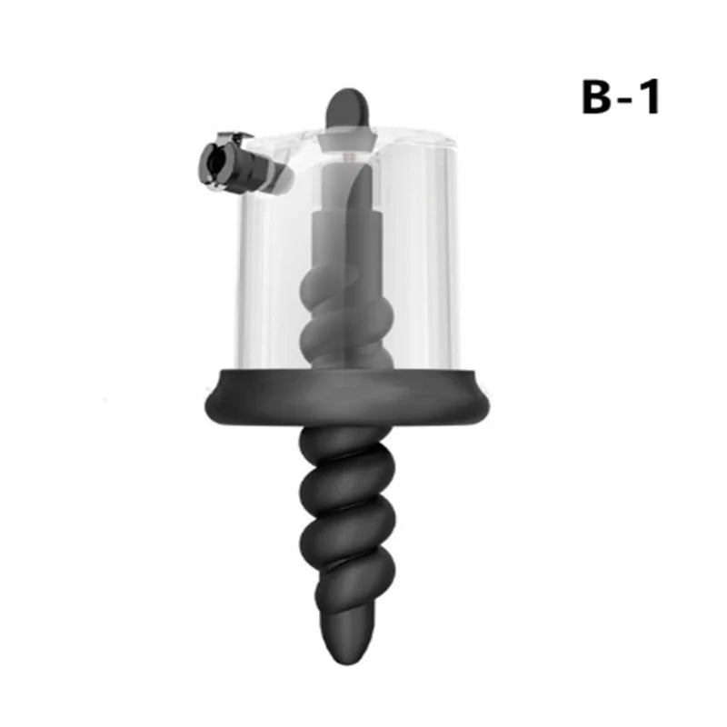 Anal Vacuum Pump Manual Air Pressure Powerful Butt Plug Male Female Masturbators Prostate Massage Sex Toys for Women Men 18+