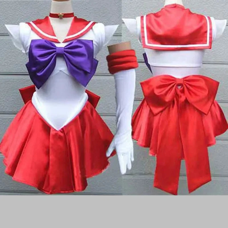 Japan Sailor Moon Cosplay Costume Moon Dress For Adult Fancy Halloween Fancy Sexy Carnival Costume Dress
