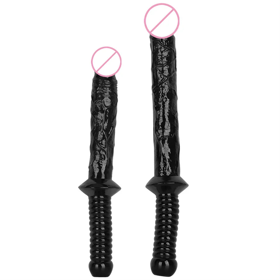 Handheld Sticks Anal Plug Male Female Backyard Anal Sex Expansion Extra Long Dildo Vaginal Anal Masturbation Sex Toy