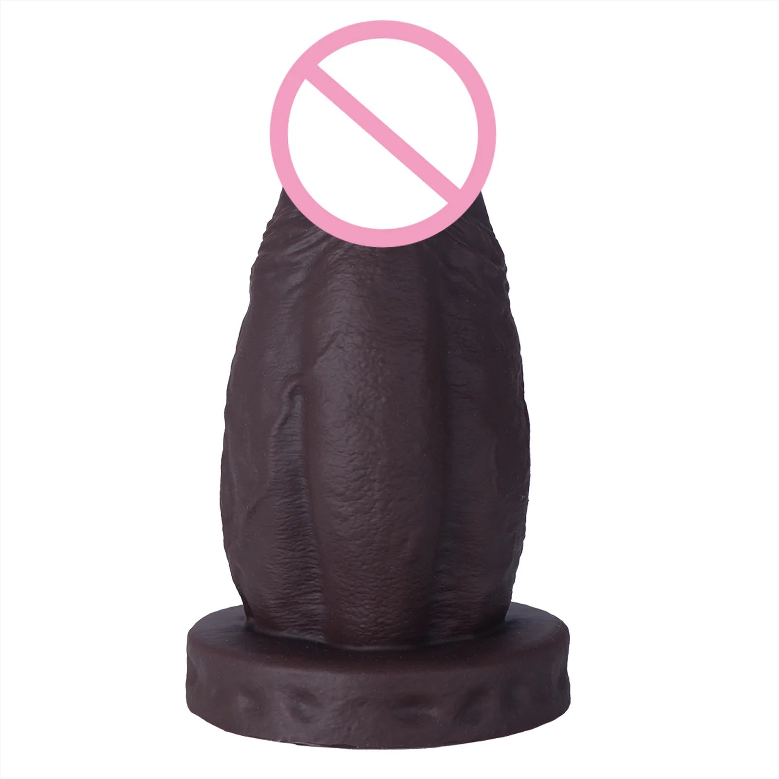 New 4.1'' Diameter Huge Thick Anal Dildo, 8.6 Inch Huge Silicone Girth Dildo Butt Plugs with Strong Suction Cup & No Balls성인용