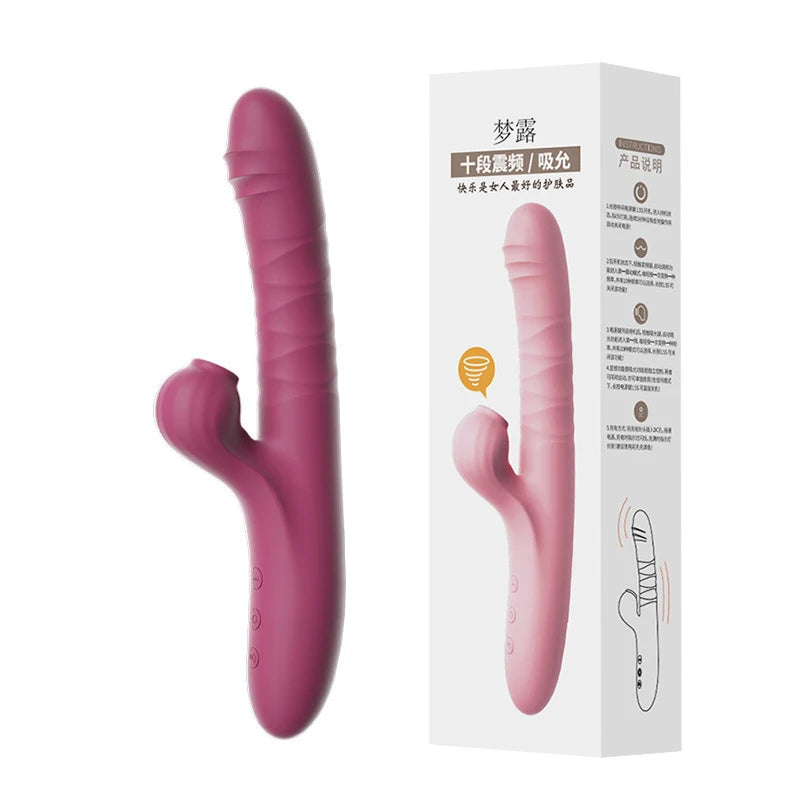 20 Speed Sucking Vibrators G Spot Dildos Vibrators 2 in 1 Adult Women Sex Toys Clitoral Sucker Clitoris Stimulator Massager 18+