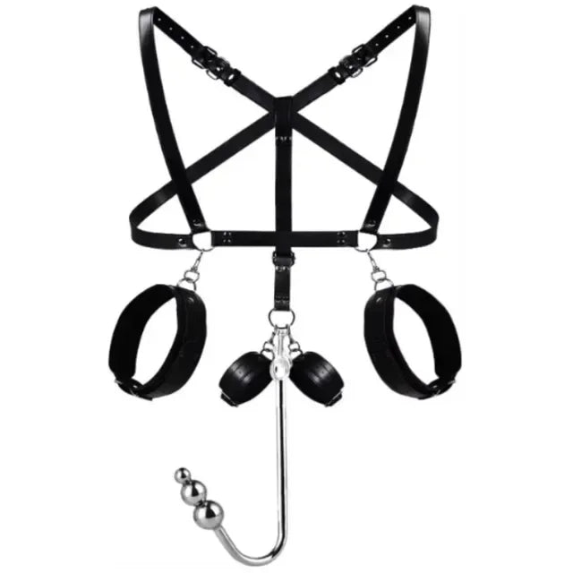 Bondage Kit BDSM Restraints Fetish Erotic Sex Toys Adjustable Handcuffs SM Restraint Wrist And Ankle Cuff Slave Fetish Adult Sex