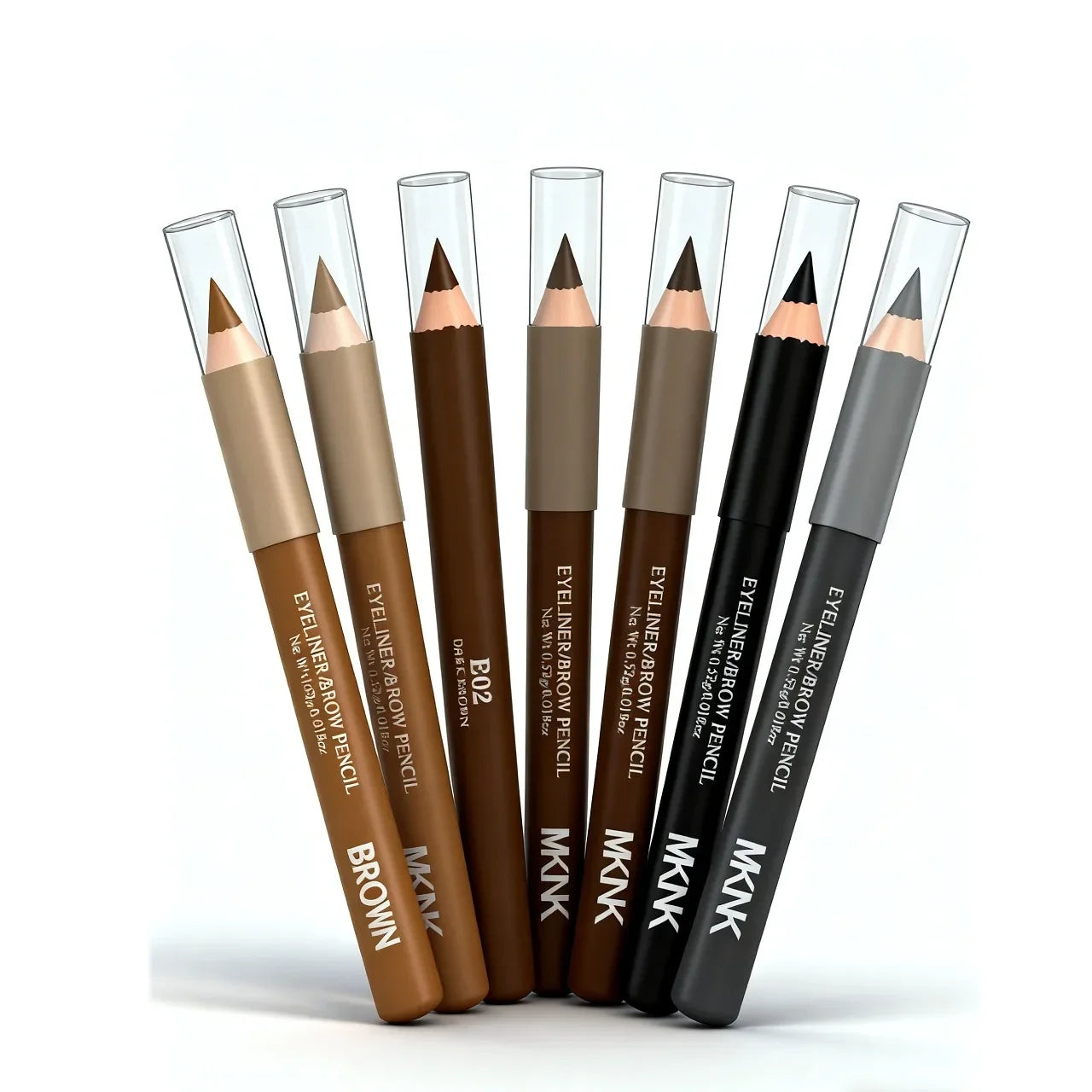 Professional Multi-Function Wooden Makeup Pencil Waterproof For Eyebrows & Eyeliner  All-in-One Precision Tip Long Wear Cosmetic