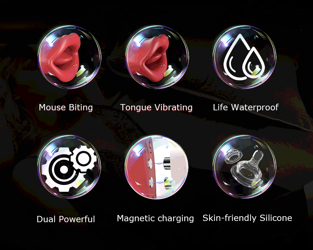 Realistic Dildo Vibrators Sex Toy For Women Tongue Licking Sucking G Spot Vibrator Nipple Clit Clitoral Vibrations Stimulator