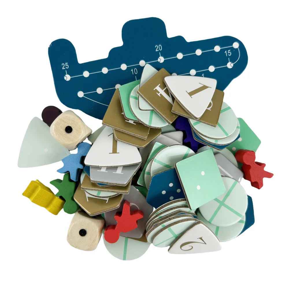 "Deep Sea Adventure" Family Gathering Game Card,Fun Card Game,Party Board Games