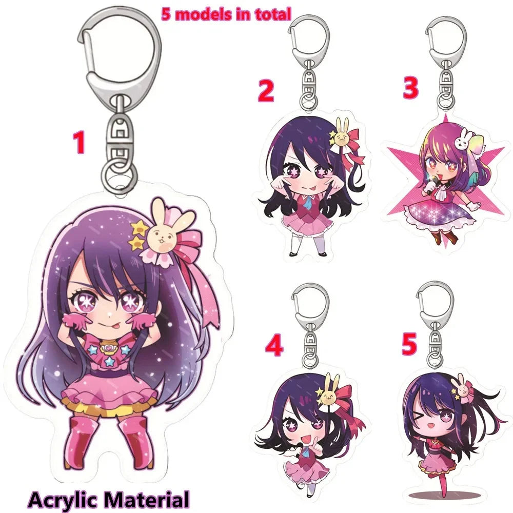 Anime OSHI NO KO Ai Hoshino Cosplay Costume Dress Lolita Skirt Pink Uniform Halloween Carnival Party Clothes