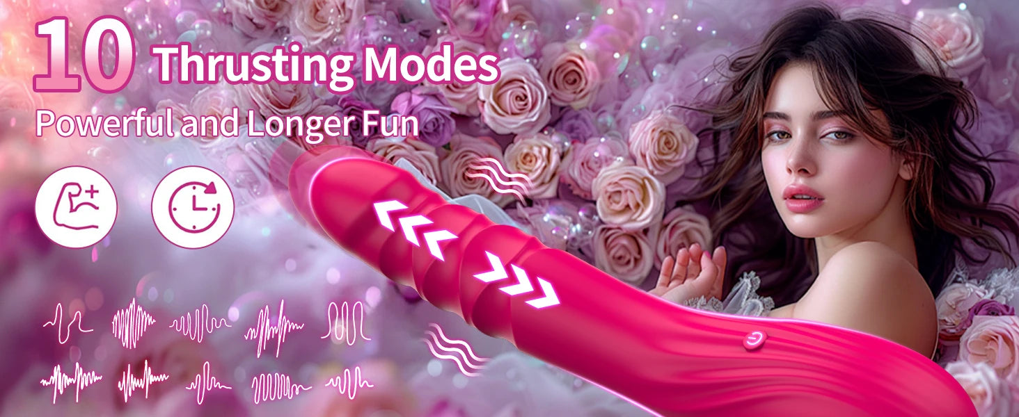 G-spot Vibrators Push-In Dildos Clitoral Stimulators Sex Toys Dildo Vibrators 10 Vibration Modes Adult Sex Toys Ladies & Couples