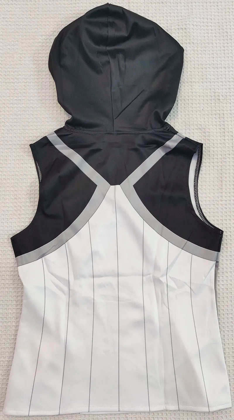 Vi Acrane Cosplay Costume Game Arcane Vi Red Wig Leather Jacket Halloween Carnival Outfits Vi Shoes Boots