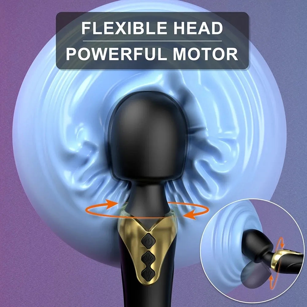 Powerful AV vibrator, dildo, female wand, 10 modes, clitoral stimulator, g -spot， Vaginal massage, adult sex toys