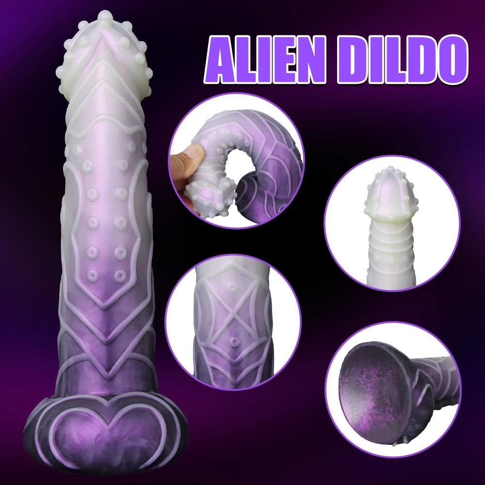 Huge Monster Dildo with Raised Points Women Vagina Clitoral Anal Strong Stimulator Sexy Adult Female Tight Anus Massager Sex Toy