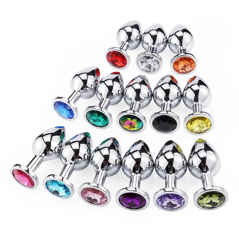 Metal Anal Plug Wearable Butt Plug Jewelry Dilator Dildo Prostate Massager Sex Toy for Men And Women Dropshipping