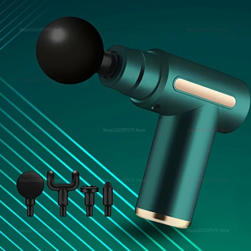 Deep Muscle Activity Electric Shock Massage Gun Neck Waist and Back Exclusive Physical Therapy Tool for Fitness Muscle Recovery