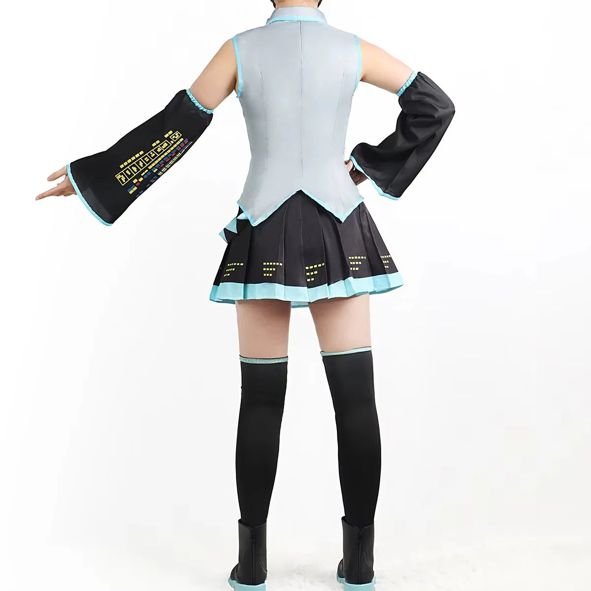 Anime Figures Performance Clothes Miku Cosplay Costume JK Skirt Suit Wig Accessories Halloween Carnival Party Comic Con