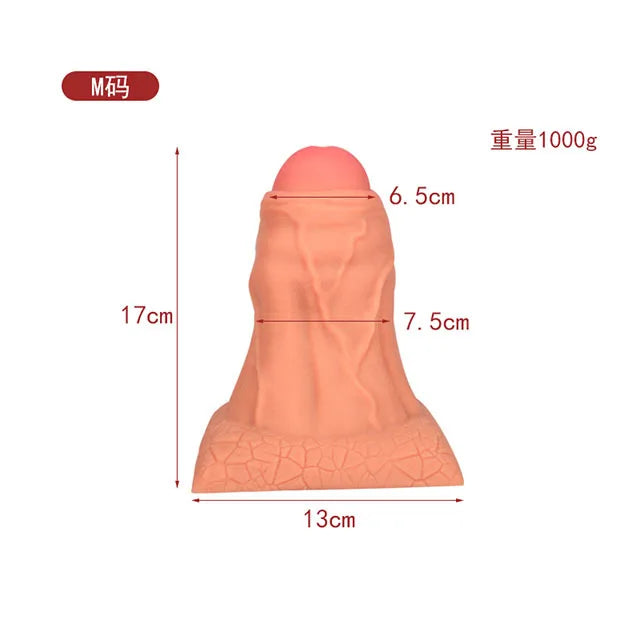 Huge Anal Plug Soft Silicone Anus Expansion Dildo Butt Plug Vagina Stimulation Prostate Massage Anal Sex Toys For Men Women Gay