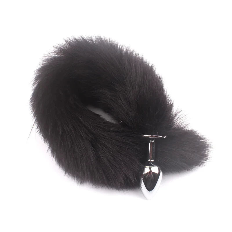 Anal Plug Sexy Fox Tail Vaginal Plug Dildo Masturbation Anal Vibrator Men Prostate Massager Female Masturbator Anal Masturbating