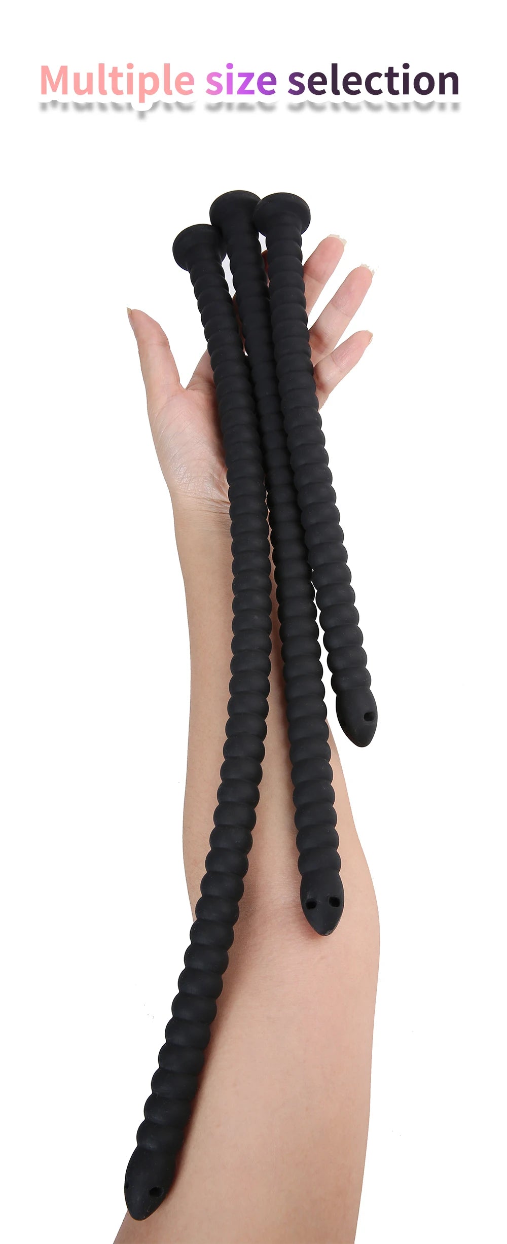 Long Anal Plug Washing Tube Douche Silicone Enema Deep Butt Plug Cleaning Anal Head/Shower /Cleane Nozzle Tip Faucet Attachment