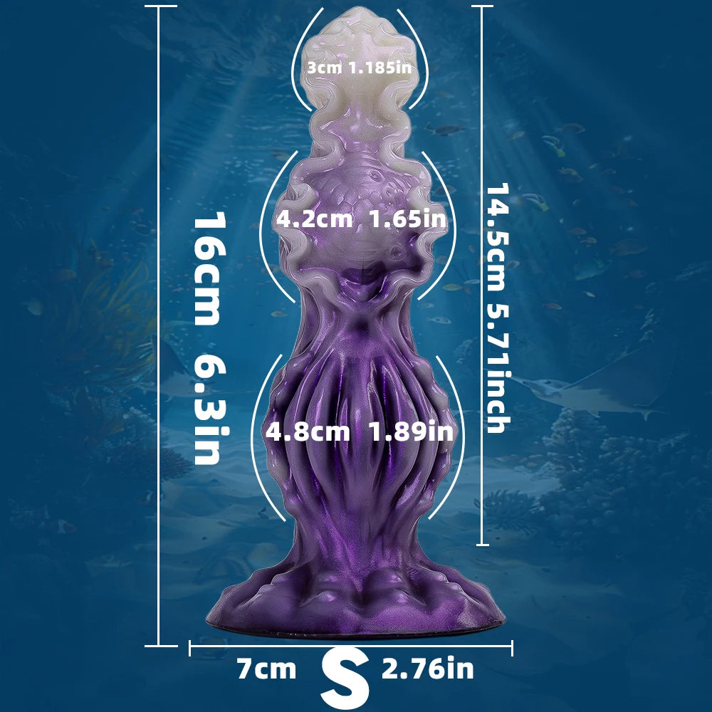 Powerful Extra Large Dragon Dildo Alien Animal Butt Plug Anus Vagina Fantasy Knot Sex Machine Women's Sexual Health Sex Toy 18