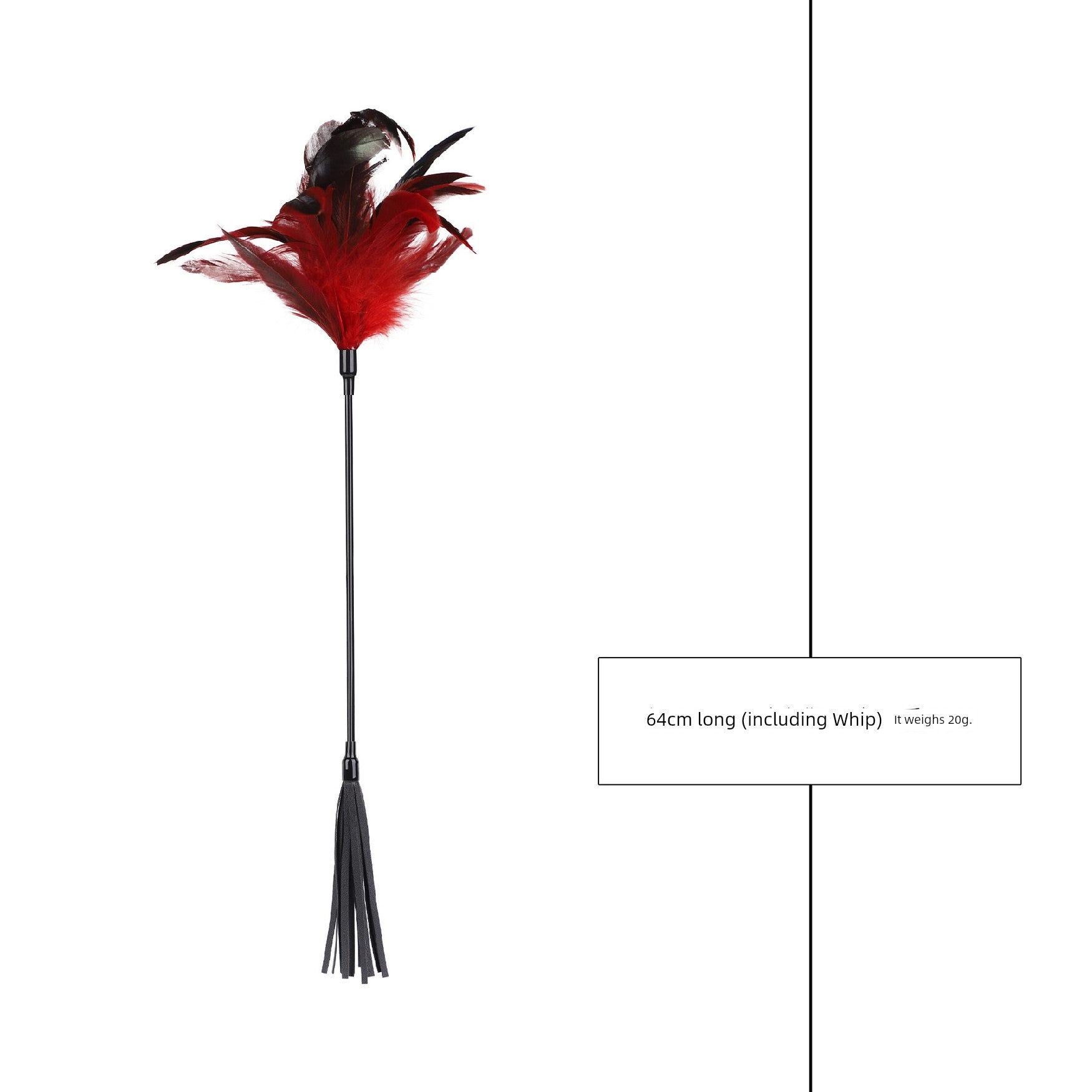 [Aholic Sink] a Variety of Chicken Feather Ostrich Feather Stick Scratch an Itch Funny Cat Toy Stick
