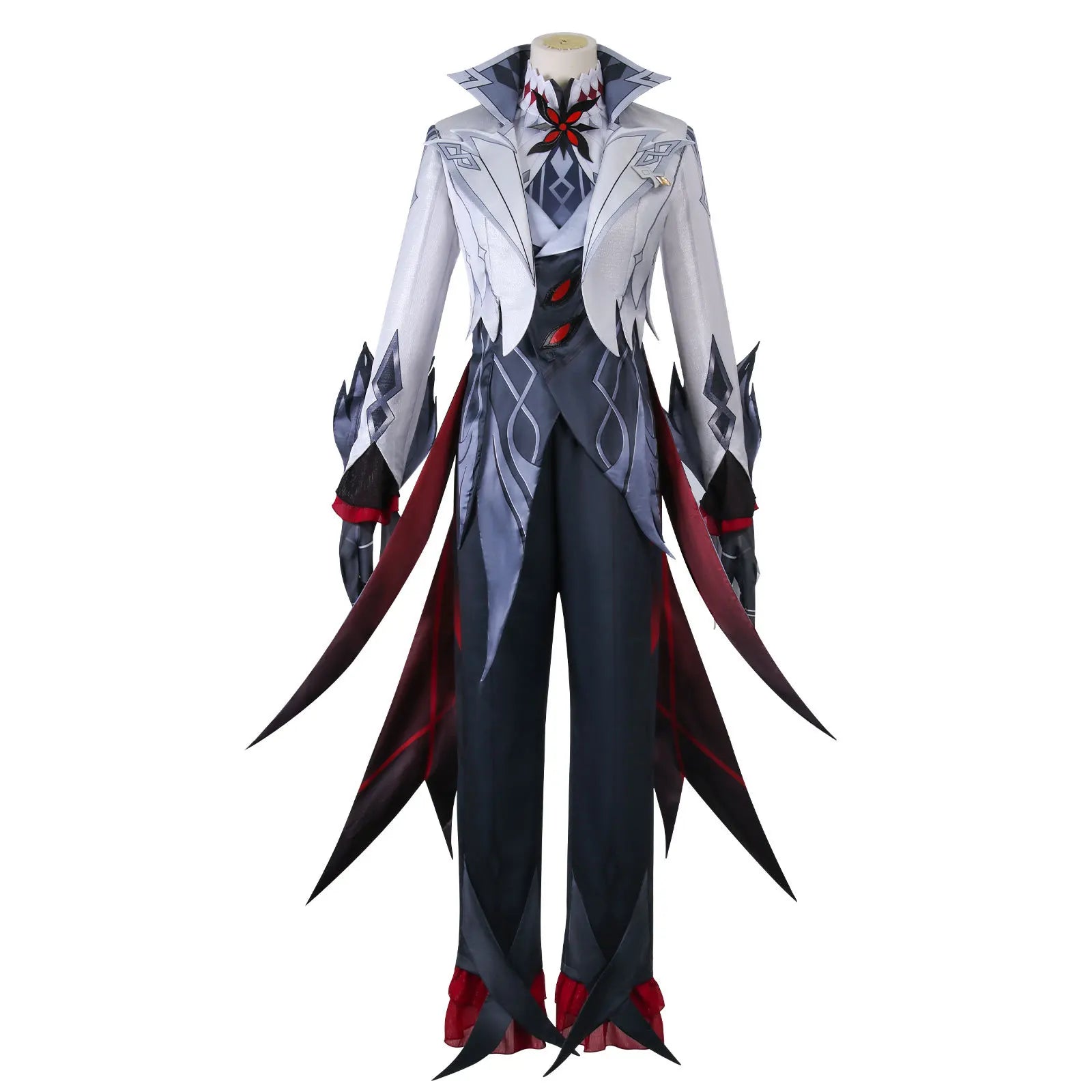 Arlecchino The Knave Cosplay Costume Genshin Impact  Fatui Harbinger Wig Set Servant Snezhnaya Halloween Costumes For Women