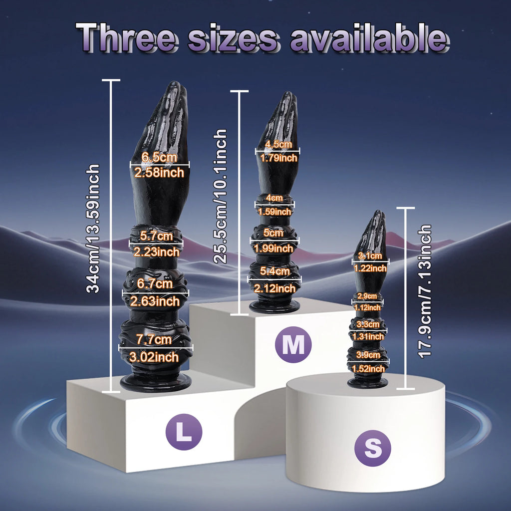Fisting Dildo Giant Anal Plug Adult Toy Penis Vaginal Anus Masturbation Big Sex Toys for Women Men Large Hand ButtPlug Dilator