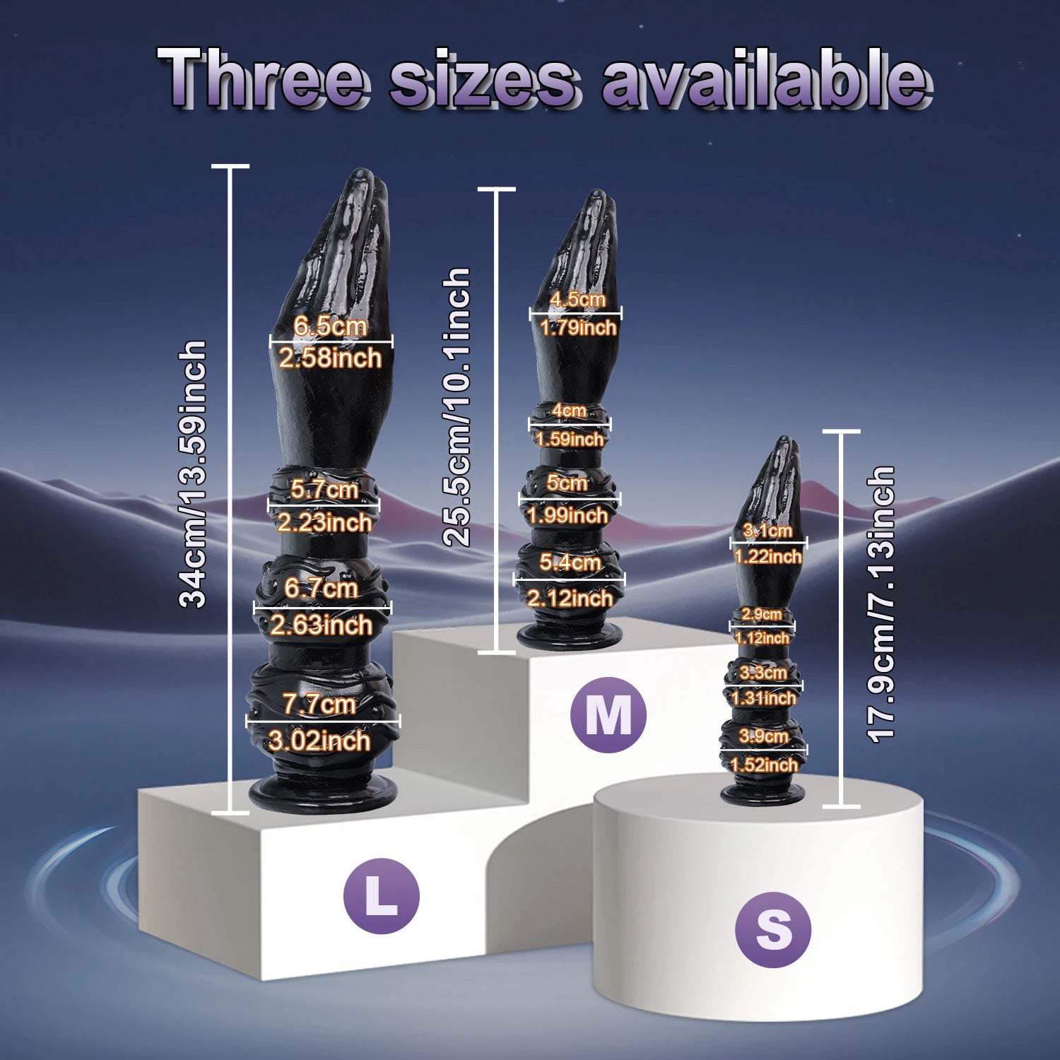 Fisting Dildo Giant Anal Plug Adult Toy Penis Vaginal Anus Masturbation Big Sex Toys for Women Men Large Hand ButtPlug Dilator