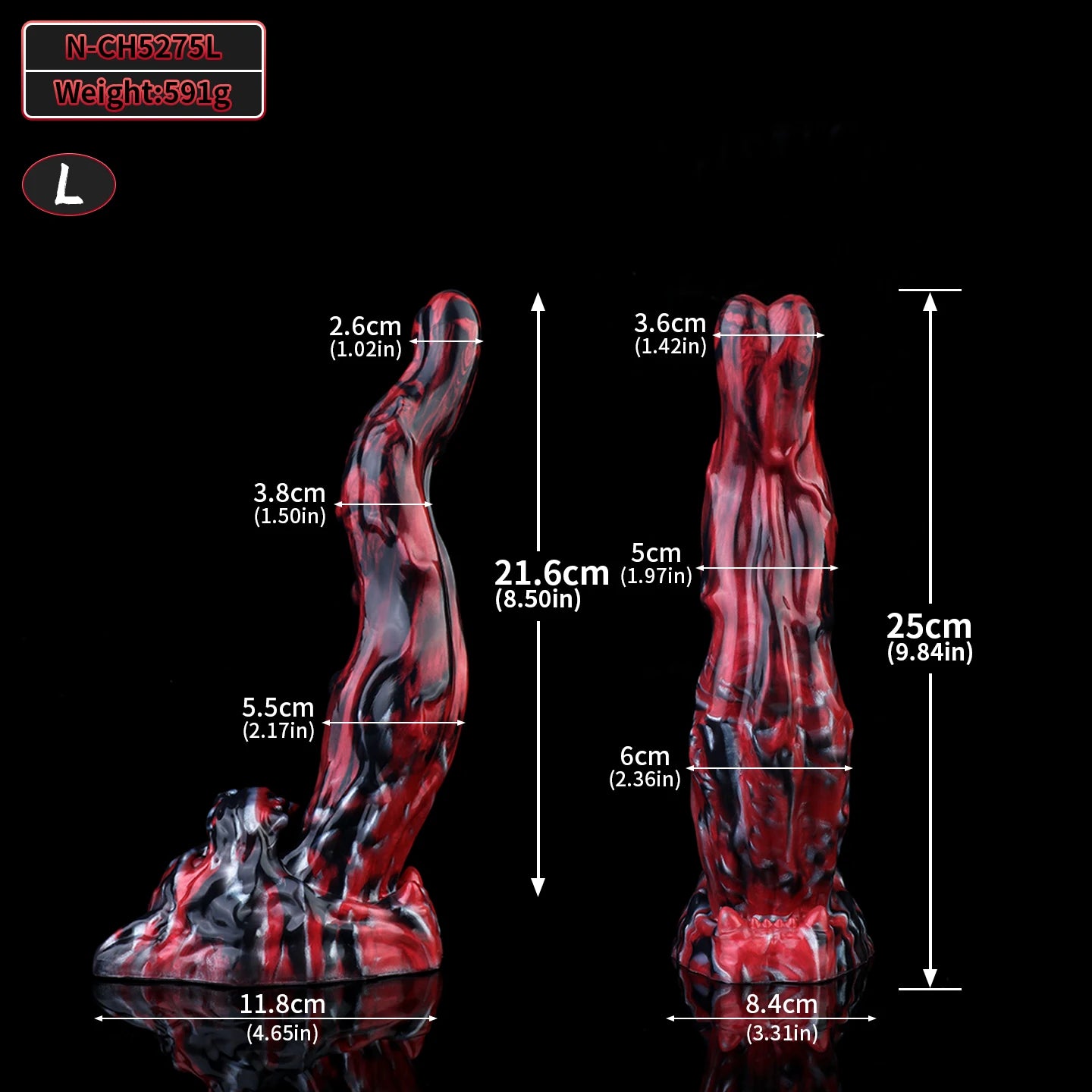 SHAZ Giant Monster Dildo Tongue Anal Plug Thick Penis With Sucker Silicone Buttplug Sex Toys Masturbator For Women Men Adult 18+