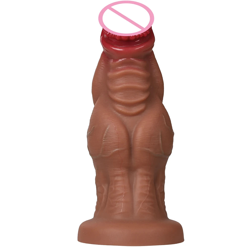 Monster dildo toy with strong suction cup for hands-free silicone large giant dildo anal plug for men and women couples gay
