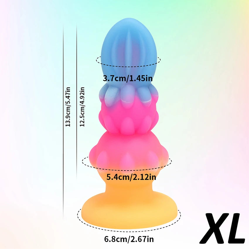 Anal Butt Plug Dildo Vaginal Plug Prostate Massager Analsex Masturbation Adult Cute Soft Colourful Sex Toy For Women Men Product