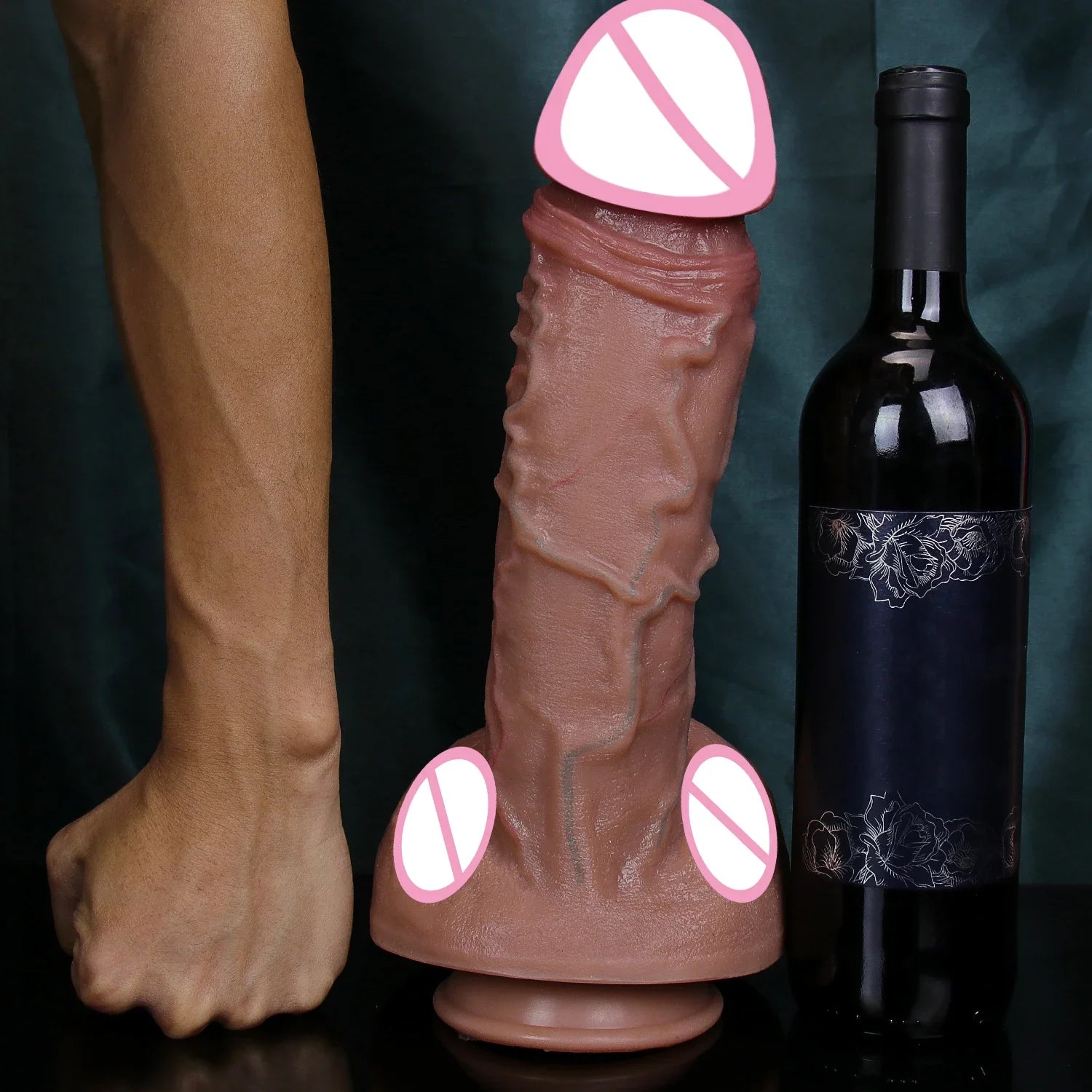 Giant Realistic Skin Thick Dildo Double Silicone Masturbation Penis Soft Small Cock Women Anal Sex Toy Suction Cup Adults Dick