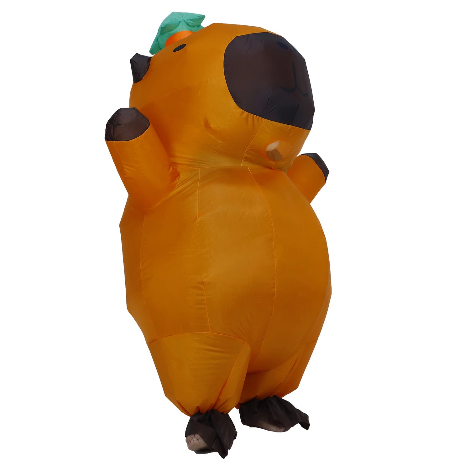 Cartoon Capibara Costume Inflatable for Adult Fancy Halloween Cosplay Party Dress Performance Inflated Garment Air Blow Suit