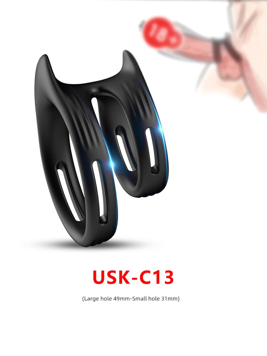 Men's Horseshoe Ring Men's Silicone Lantern Ring Soft Rubber Ring Couple's Product Adult Supplies Y Ring Lasting Retention