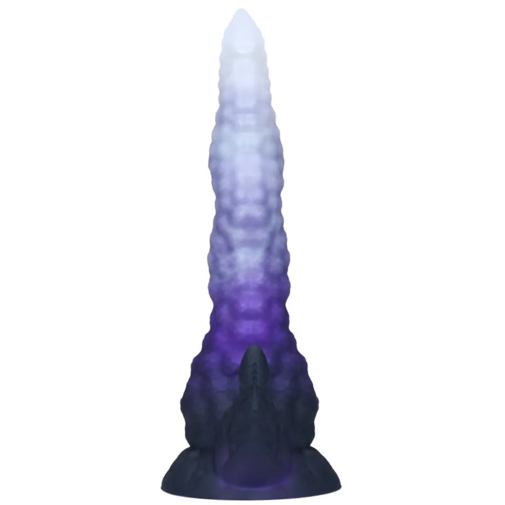 One-Horned Dragon Giant Dildo for Women Male Masturbator Dual-Purpose Anal Plug Adult Sex Toy with Backyard Theme