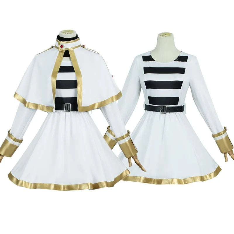 Frieren Cosplay Costume Frieren Dress with Ears Stockings for Anime Comic Con Frieren Outfits
