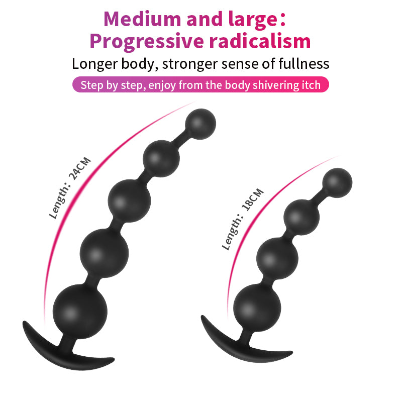 Bdsm Silicone Big Anal Plug Anal Beads Anus Masturbation Butt Plugs Erotic Flirt Sex Toys Prostate Massage for Couple Men Women