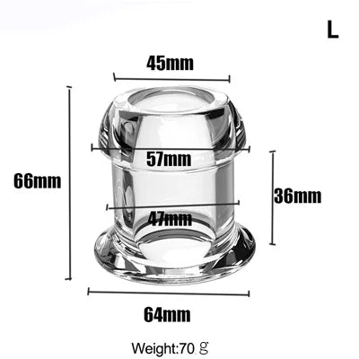 Hollow Anal Plug Butt Plug Anal Dilator Anus Tunnel Expansion Prostate Massager Sextoy Vagina Anchor Shower Enema Intimate Goods